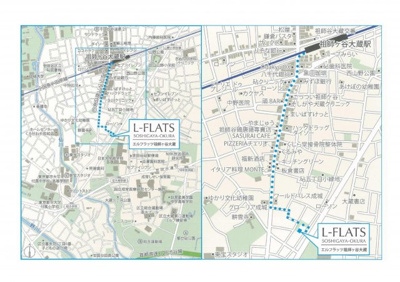【地図】 | L FLATS　祖師谷大蔵