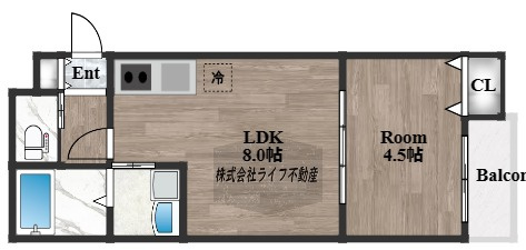 CRASTINE大蓮北4丁目B
