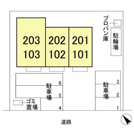 Nadeshikoの区画図