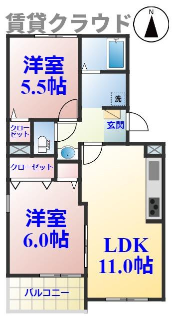 アネシスの間取り|ひと味違う？不動産屋のイメージを変えたい！『いい部屋ネット千葉蘇我店』へ是非お越しください♪