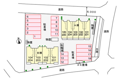 【区画図】 | ヘイムランドさく花園B