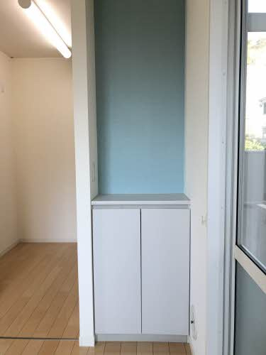 サニーハイツタマキの玄関