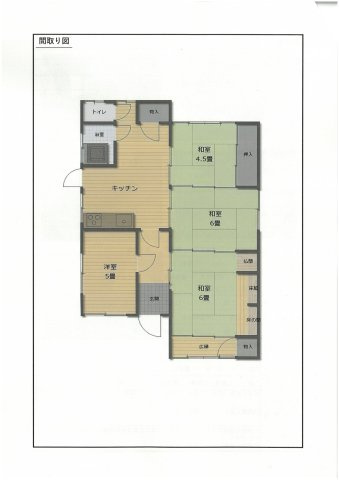 【間取り】 | 高知県土佐市宇佐町宇佐　中古住宅