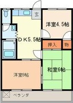 ハイツハピネス　　　刈谷市近郊の賃貸はクラスホームの間取り