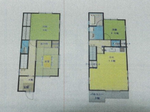 和歌山市黒田・中古戸建・114575の間取り