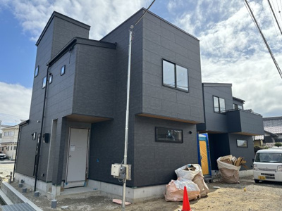 【前面道路含む現地写真】 | 明石市大久保町八木　新築戸建A号地 | 前面道路4メートルの角地で2区画分譲中♪