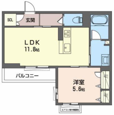 【間取り】 | メゾン　ド　ラフィネ