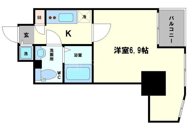 サムティ西長堀リバーフロントの間取り