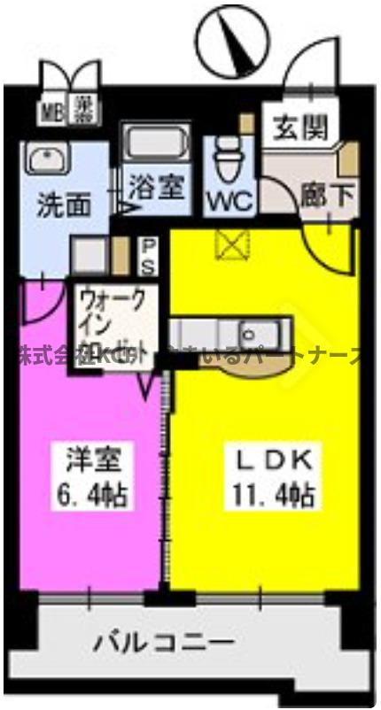 ベスタ櫛原の間取り