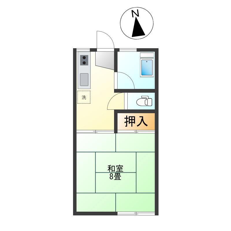 アルモ小白川の間取り