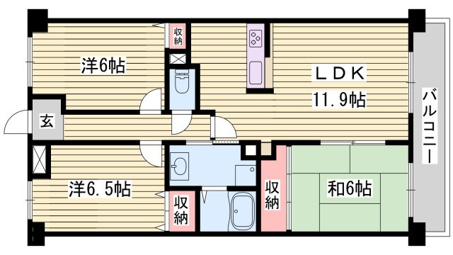パストラル青山の間取り