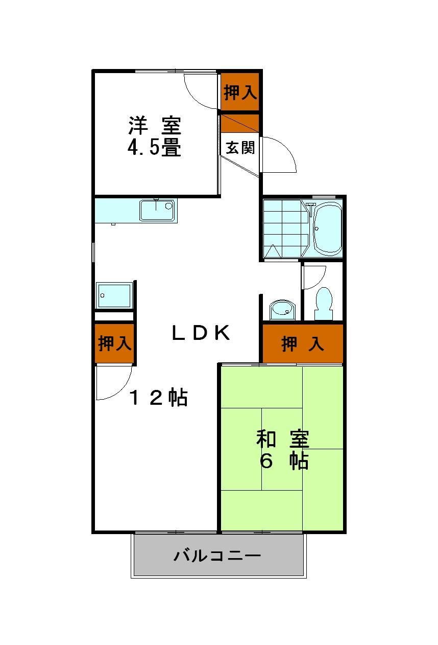 センチュリー7　Ｂ棟の間取り