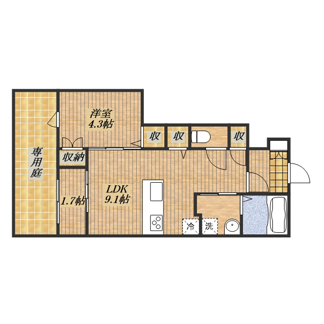 パティオス昭島の間取り