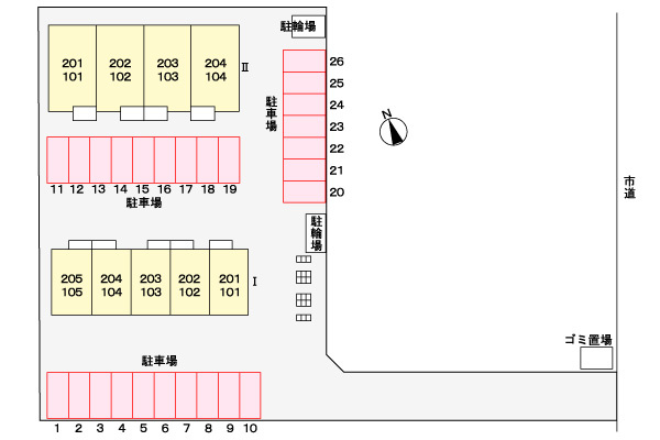 リトル　マーシュ　Ⅱの駐車場|駐車場