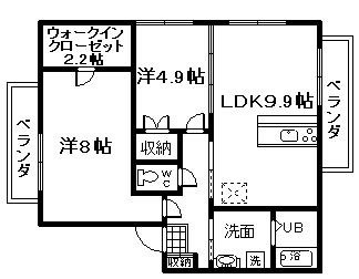 【間取り】 | A棟1パターン