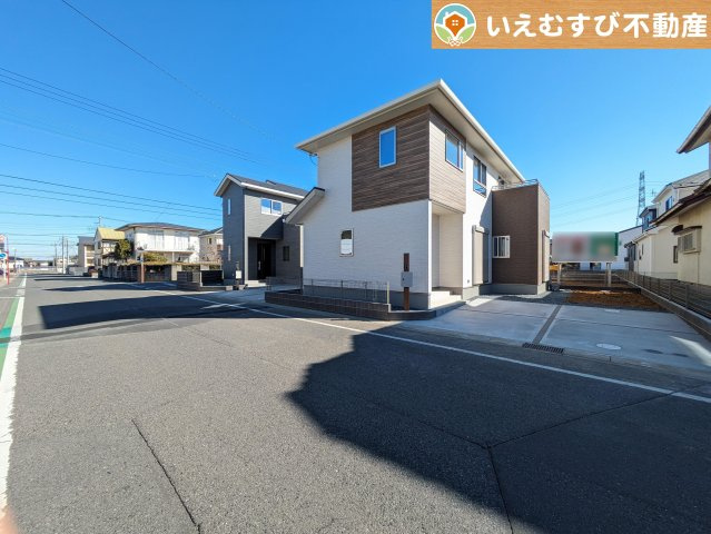 熊谷市別府第8期の前面道路含む現地写真|前面道路含む現地写真です