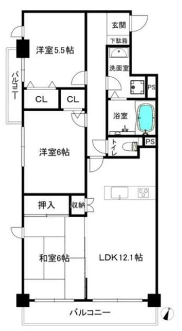 【間取り】の画像