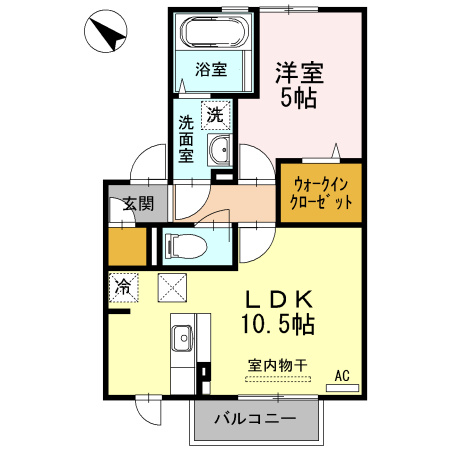 フェアプラッツ　A棟の間取り