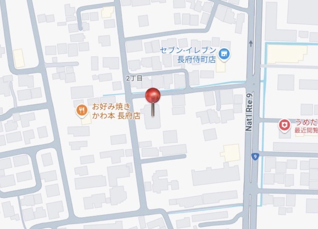 トラストネクサス長府侍町の地図