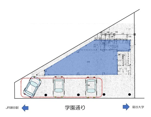 大津市一里山４丁目の店舗事務所の間取り