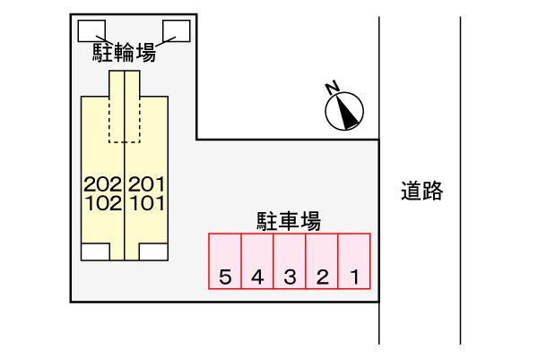 エスポワール　　刈谷市の賃貸ならクラスホーム刈谷店の駐車場