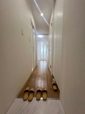 ノイシュヴァン朝霧山手の玄関