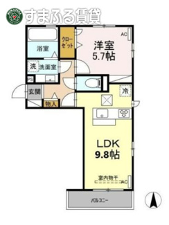 【間取り】 | カーサ　フェリーチェ　岡崎市柱町