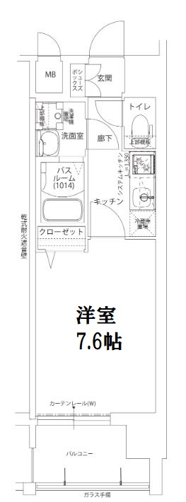 レジデンス塚本クラージュの間取り