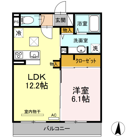 メゾンヴィクトワール梶ヶ谷の間取り