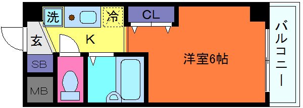 スペラーレ御影の間取り