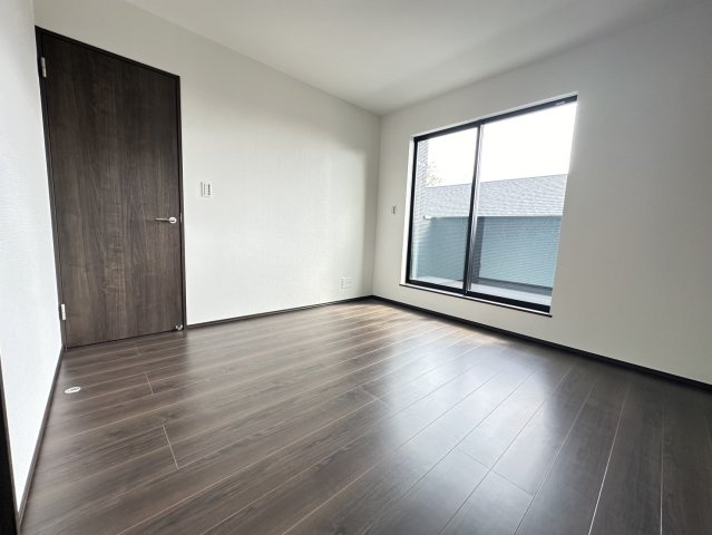 八幡市八幡福禄谷　新築未入居　２０号地の寝室|ゆとりの広さです