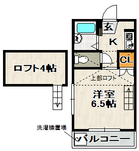CONRAD宝塚の間取り