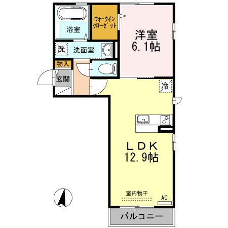 アンソレイエの間取り