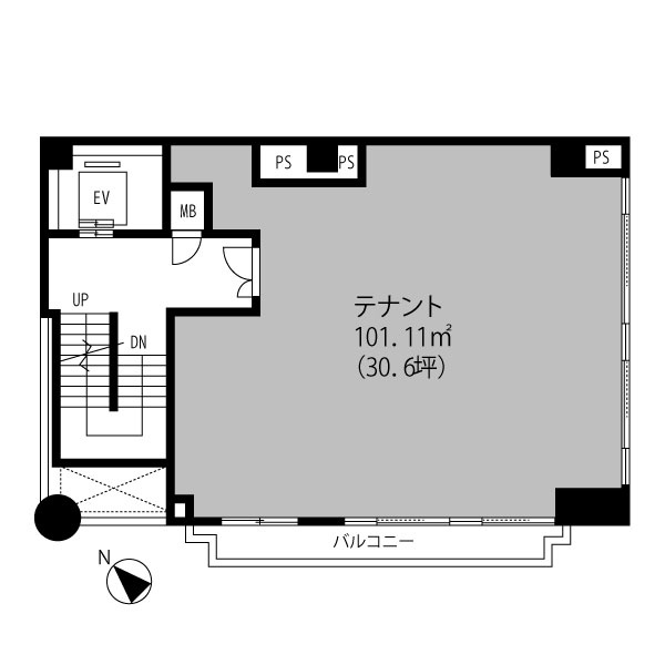 約30坪の室内★