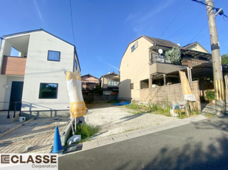 【前面道路含む現地写真】 | 宇治市木幡檜尾2区画B号地　売土地　建築条件付き