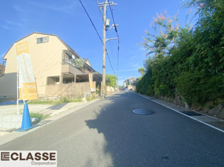 【前面道路含む現地写真】 | 宇治市木幡檜尾2区画B号地　売土地　建築条件付き