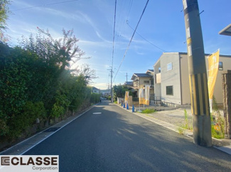 【前面道路含む現地写真】 | 宇治市木幡檜尾2区画B号地　売土地　建築条件付き