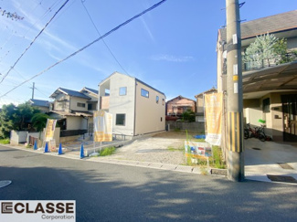 【前面道路含む現地写真】 | 宇治市木幡檜尾2区画B号地　売土地　建築条件付き