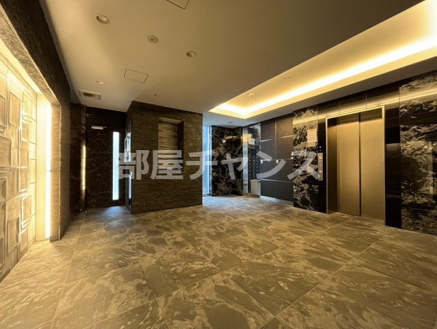 名古屋市中区正木１丁目の賃貸マンションのロビー|落ち着いたロビーです