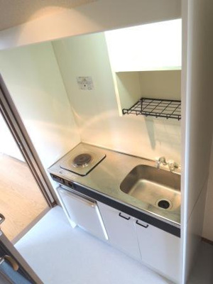 【キッチン】 | エランドール | IHキッチン、ミニ冷蔵庫付き