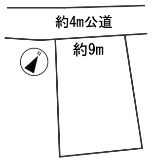 ６２６６２　岐阜市岩田坂土地の区画図