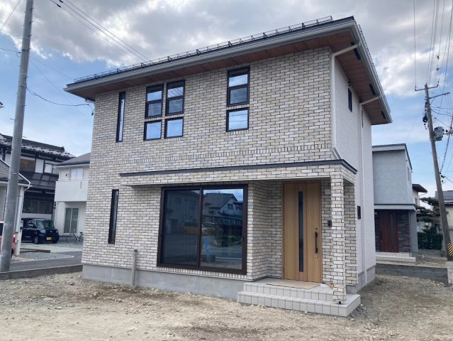 東根市神町北建売住宅【B棟】の外観|B棟完成しました。内覧受付中です！