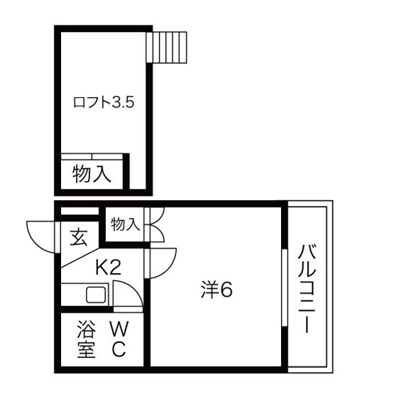 【間取り】 | ヨーロピアン22番館