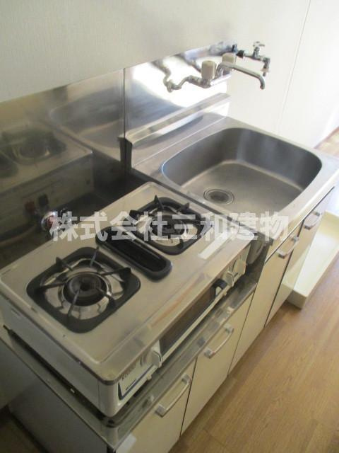 池上マンションのキッチン|同間取り別室の参考写真です