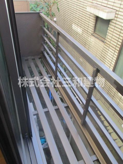 池上マンションのバルコニー|同間取り別室の参考写真です