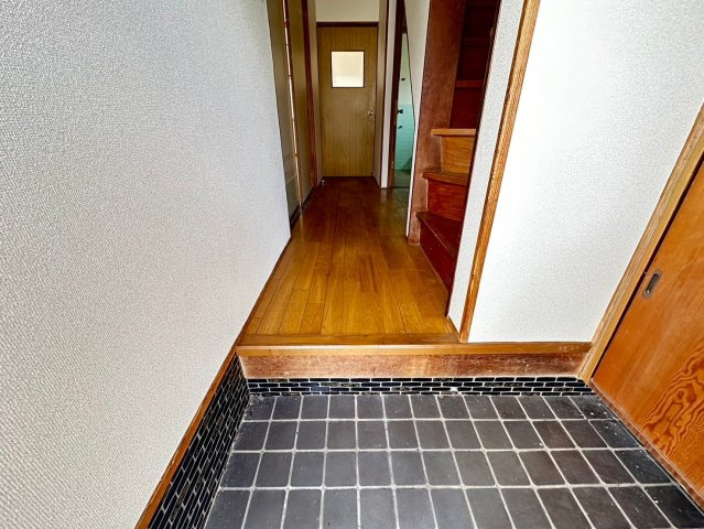 国分町借家の玄関|シンプルで使いやすい玄関です