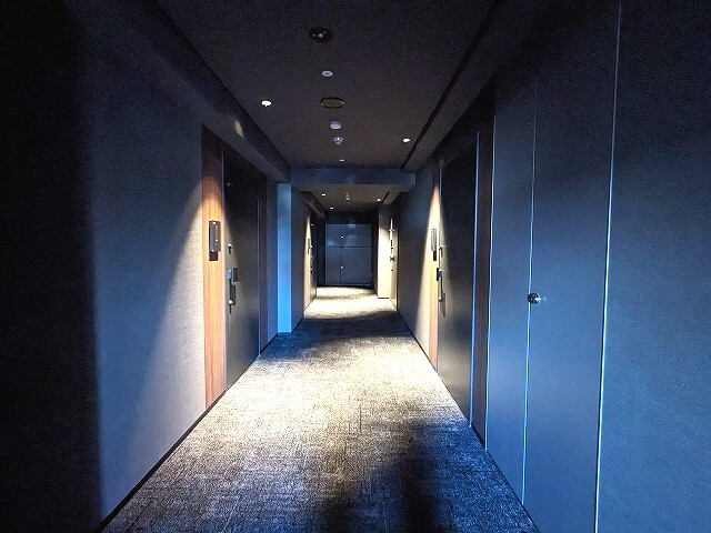 Urbanex KURAMAE RESIDENCEの設備|雨に濡れず遮音効果もある瀟洒な絨毯張りの内廊下です