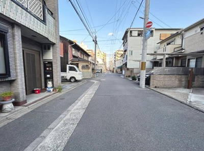 【前面道路含む現地写真】 | 七条御所ノ内北町　売土地（建築条件付）