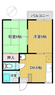【間取り】 | 朝志ヶ丘ハイム