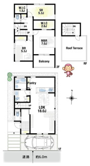 【間取り】 | 高槻市大和1丁目　新築戸建